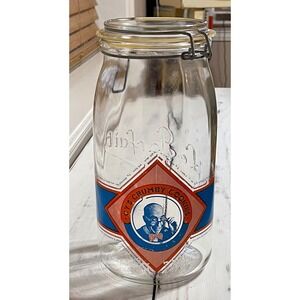 Vintage Le Parfait Cys Crumby Cookies Glass Jar Portland Oregon Galleria 3L